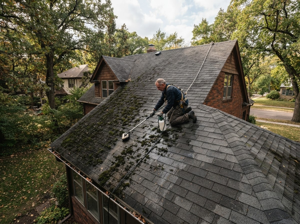 Addressing Moss and Algae Growth on North-Facing Roofs