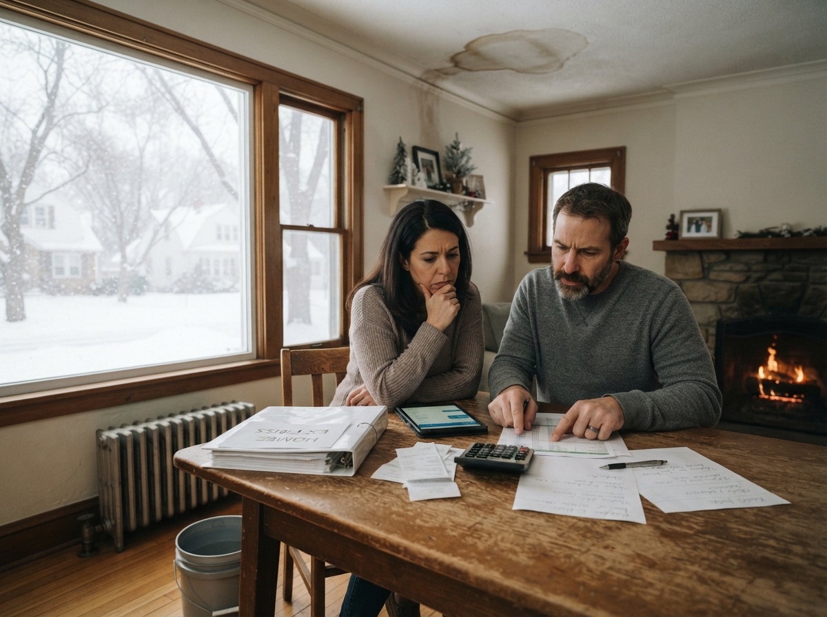 Budgeting for Unexpected Roof Repairs in Winter