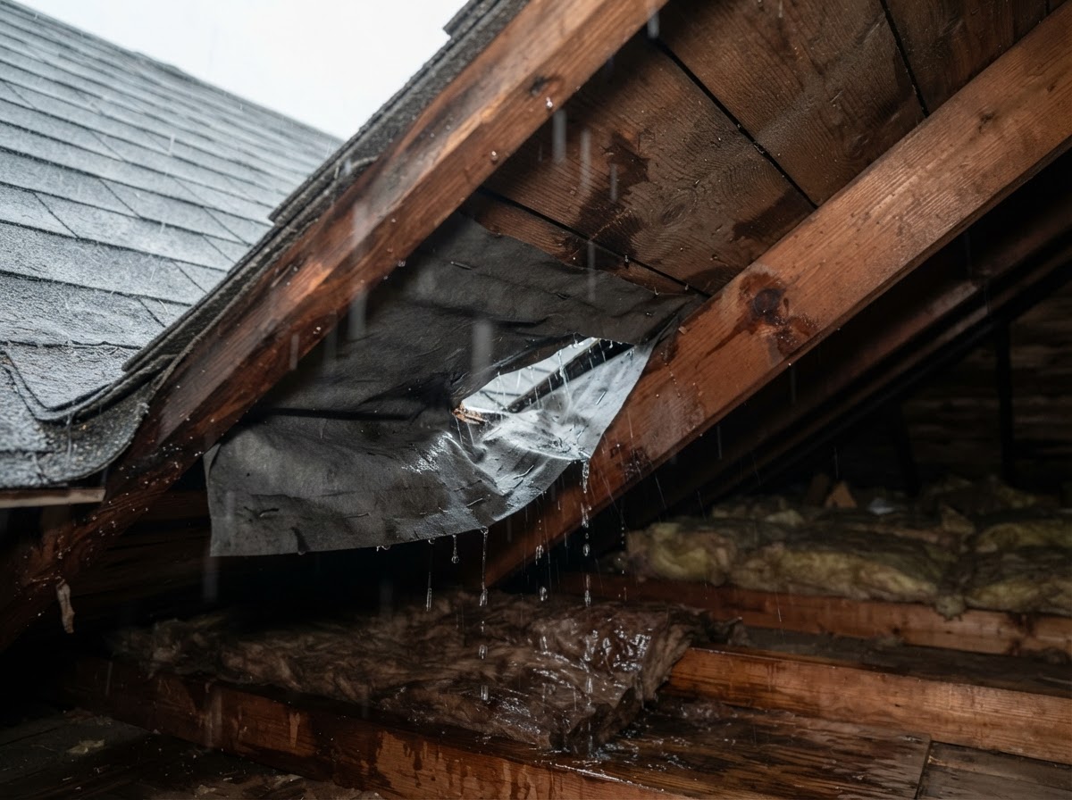 How Wind-Driven Rain Affects Roof Underlayment