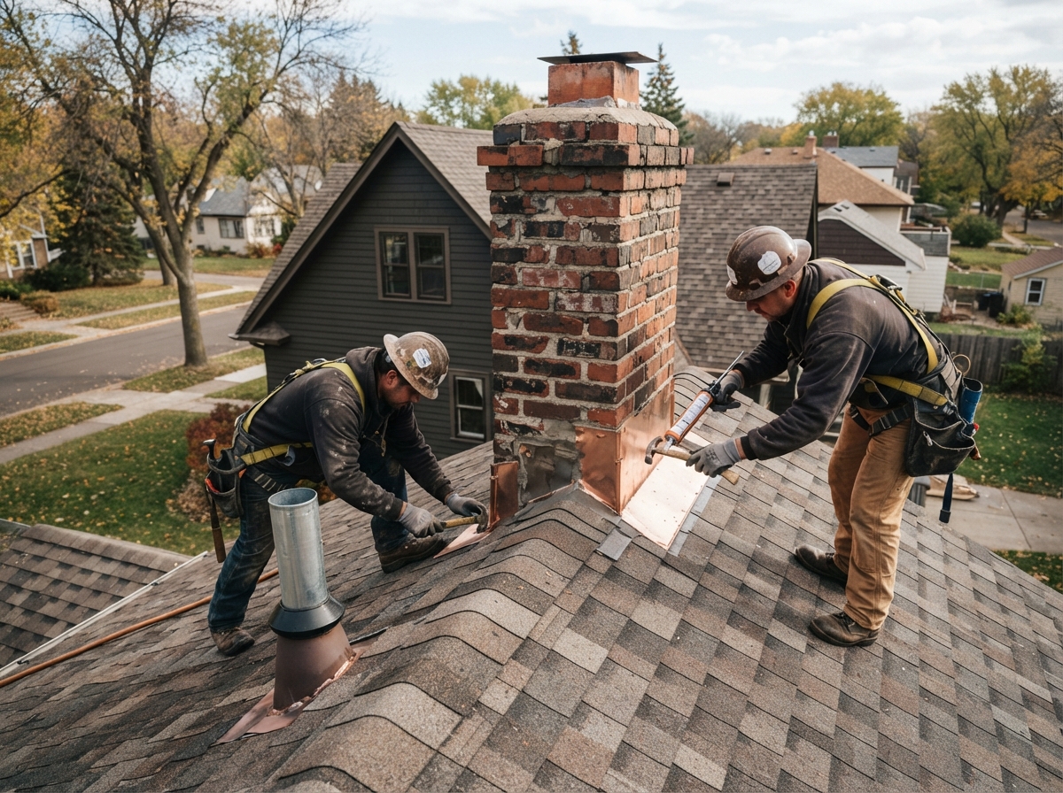 Repair Options for Flashing Around Chimneys and Vents