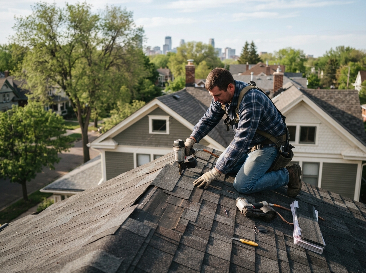 Repairing Asphalt Shingle Damage from Wind