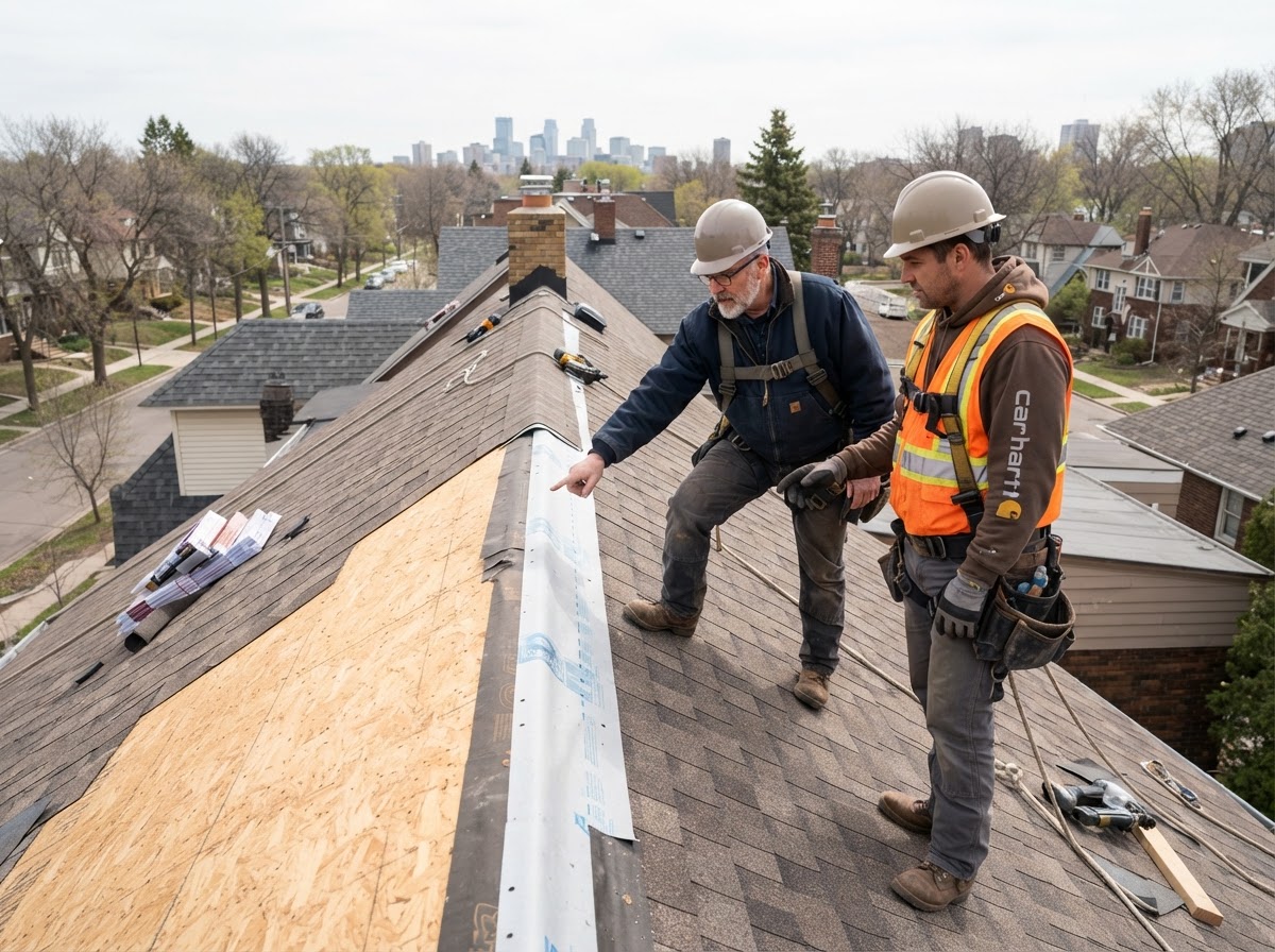 Roof Repair in Corcoran, MN 55406